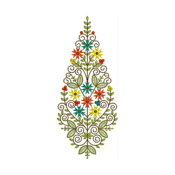 Kashmiri Embroidery Curtains Design