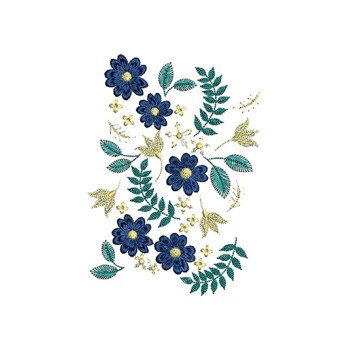 Kids Frock Embroidery Patch