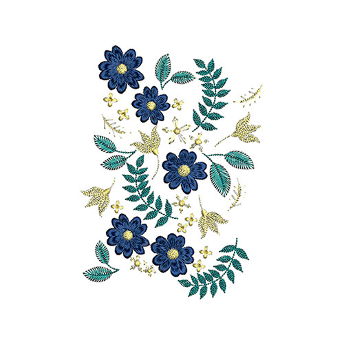 Kids Frock Embroidery Patch