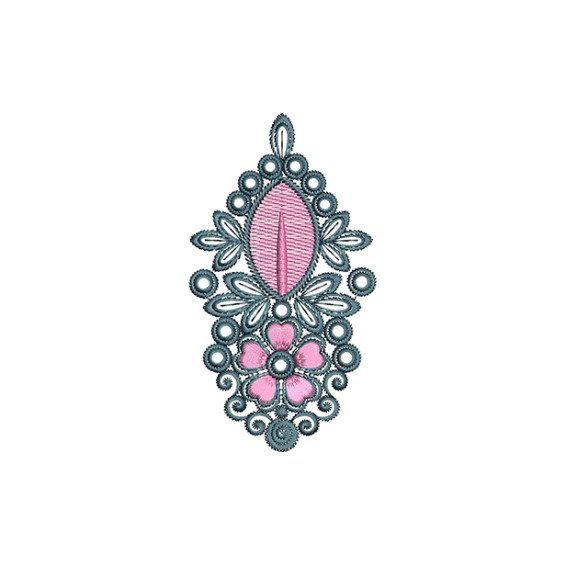 Kurti Fabric Embroidery Design