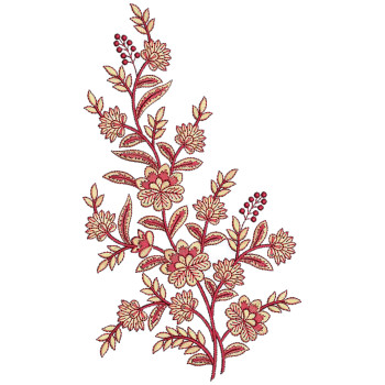 Kurti Patch Machine Embroidery Design 25569