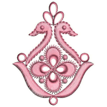 Latest Mirror Work Applique Embroidery Design 24801