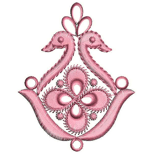 Latest Mirror Work Applique Embroidery Design 24801