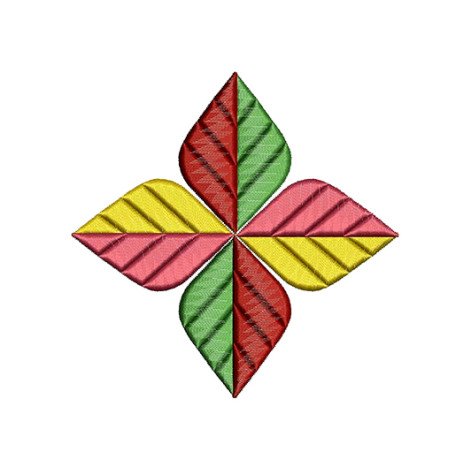 Leaf Applique Embroidery Pattern