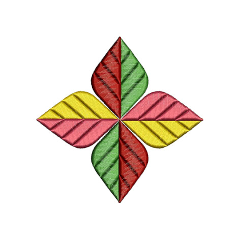 Leaf Applique Embroidery Pattern