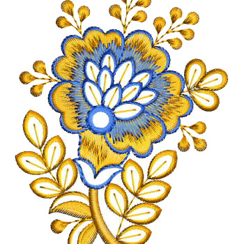 Leaf Machine Embroidery Design 26197