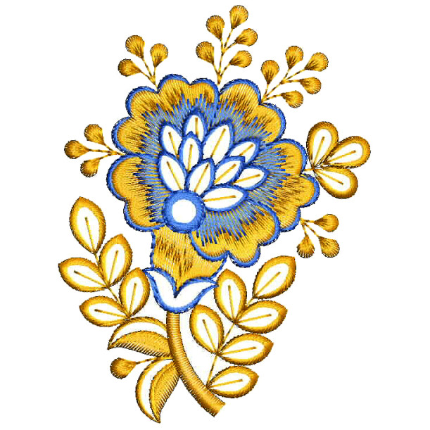 Leaf Machine Embroidery Design 26197