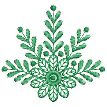Leaf Stitch Embroidery