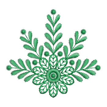 Leaf Stitch Embroidery