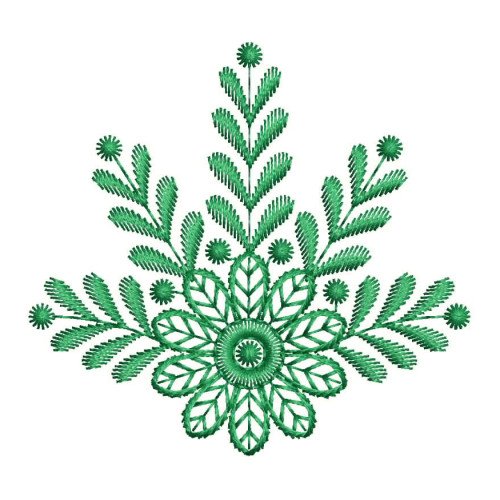 Leaf Stitch Embroidery
