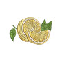Lemon Embroidery Design