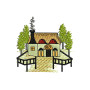 Little House Embroidery Pattern