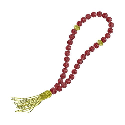 Lord Shiva Mala Embroidery