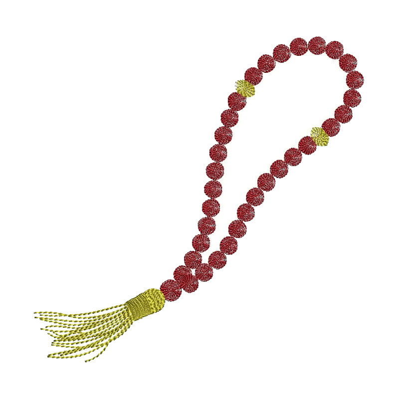 Lord Shiva Mala Embroidery