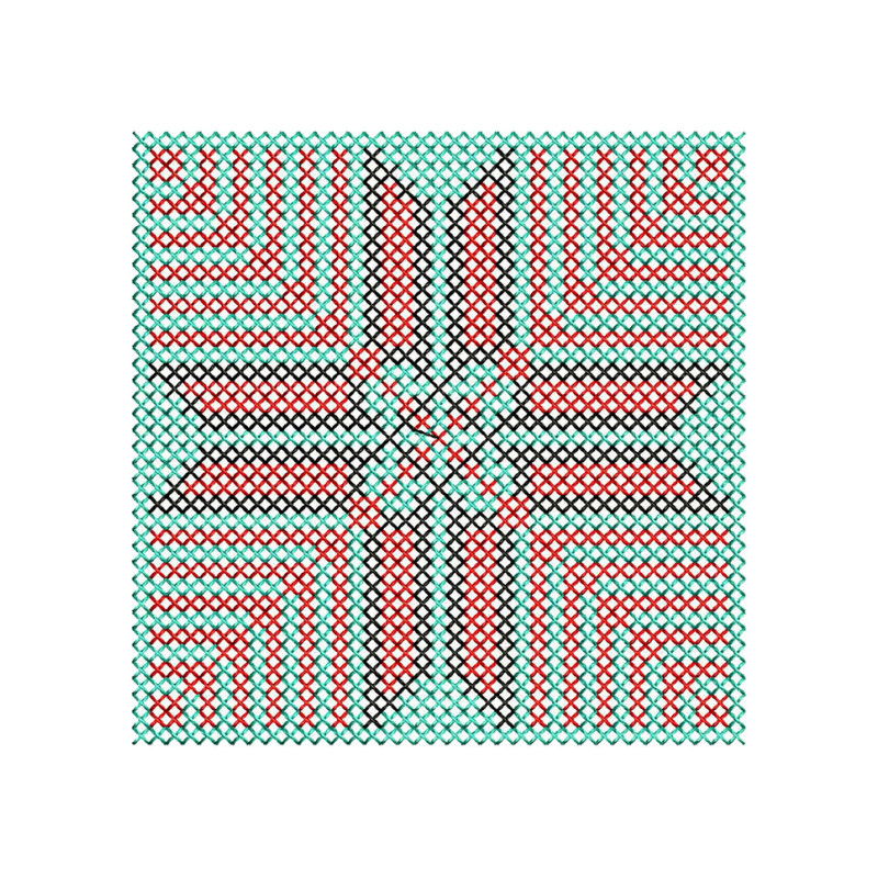 Machine Embroidery Christmas Placemats