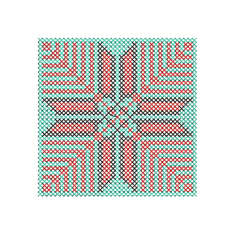 Machine Embroidery Christmas Placemats