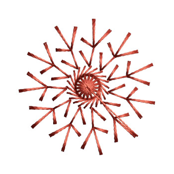 Machine Embroidery Christmas Red Star