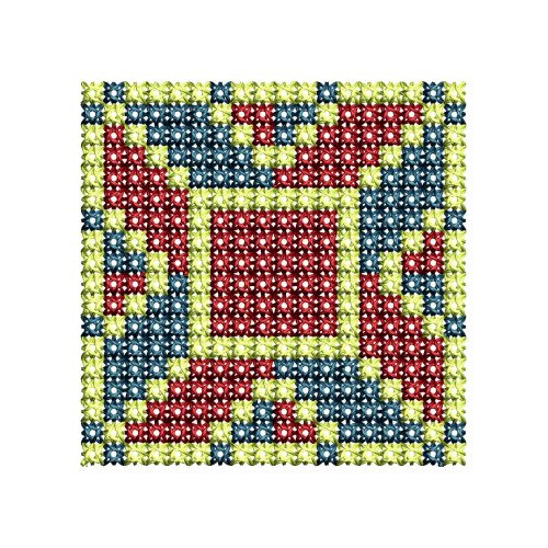 Machine Embroidery Cross Stitch Design