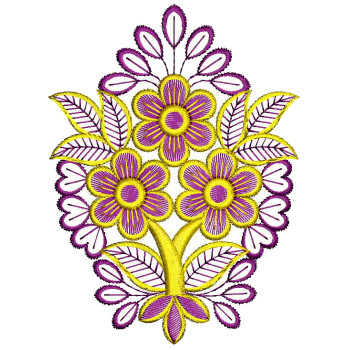 Machine Embroidery Design For Sarees 26194