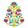 Machine Embroidery Flower Pattern