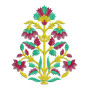 Machine Embroidery Flower Pattern