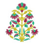Machine Embroidery Flower Pattern