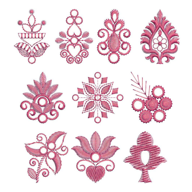 Machine Embroidery Hand Work Designs