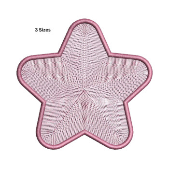 Machine Embroidery Star Design