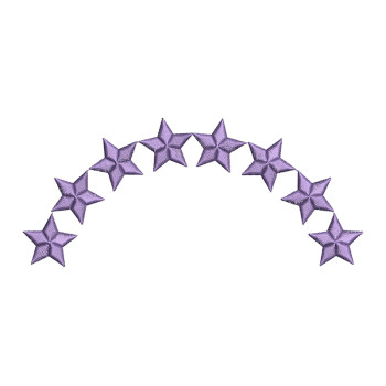 Machine Embroidery Stars