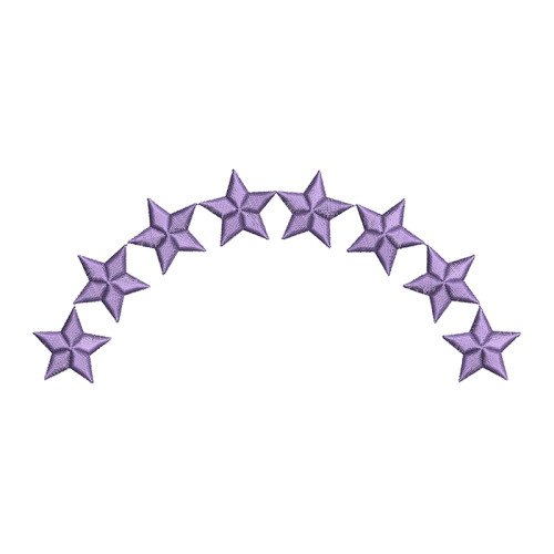 Machine Embroidery Stars