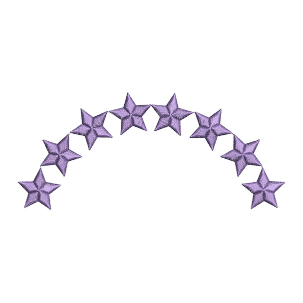 Machine Embroidery Stars