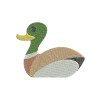 Mallard Duck Embroidery Design