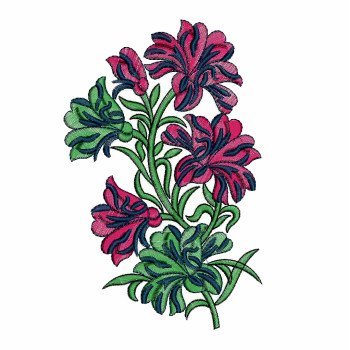 Mallow Embroidery Design