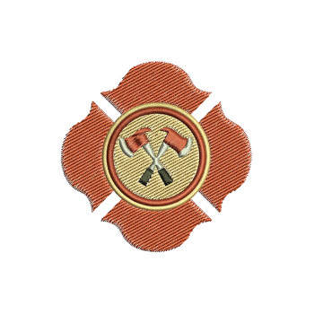 Maltese Cross Embroidery Design