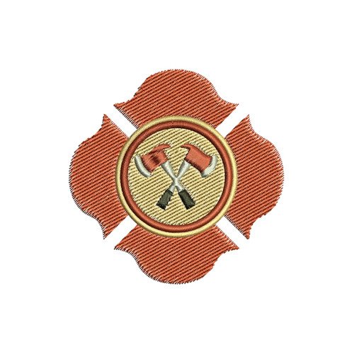 Maltese Cross Embroidery Design