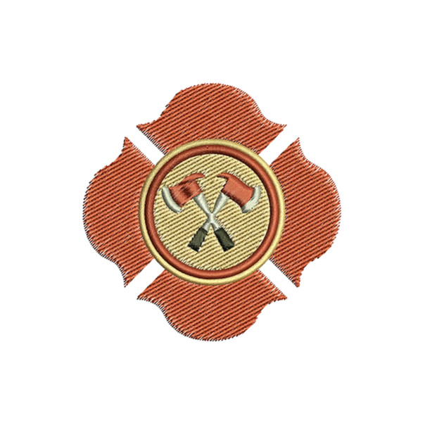 Maltese Cross Embroidery Design