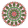 Mandala Applique Embroidery Design
