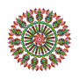 Mandala Applique Embroidery Design