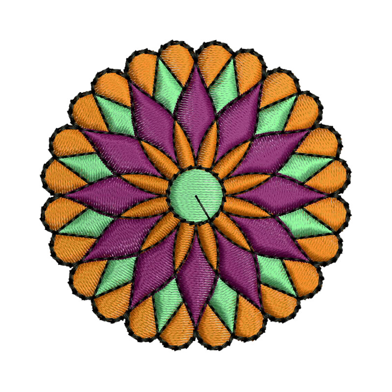 Mandala Art Embroidery