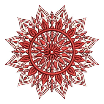 Mandala Art Embroidery Design