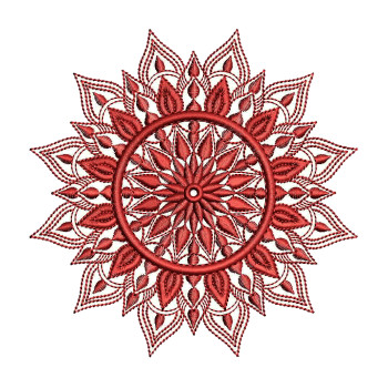 Mandala Art Embroidery Design