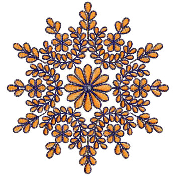 Mandala Embroidery For Cushion