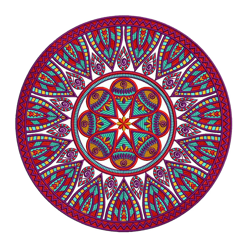 Mandala Embroidery Pattern