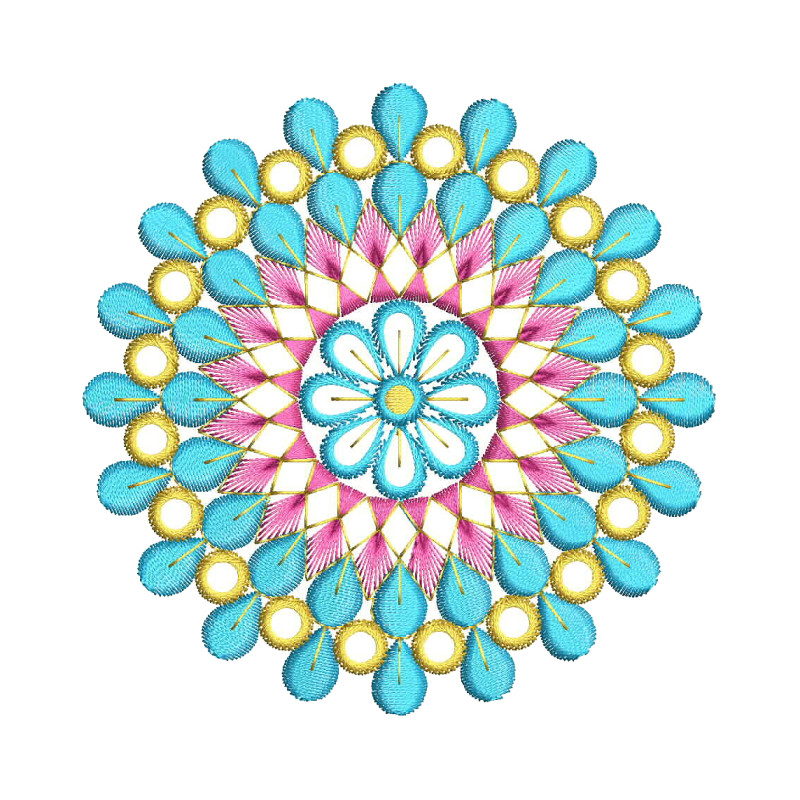 Mandala Machine Embroidery Design