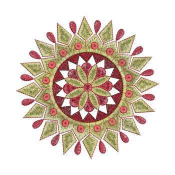 Mandala Machine Embroidery Pattern