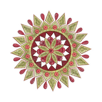 Mandala Machine Embroidery Pattern