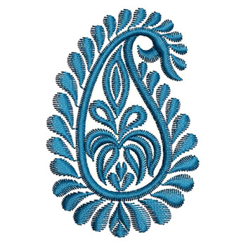 Mango Shape Small Applique Embroidery