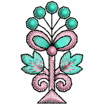 Mask Applique Embroidery Design 25493