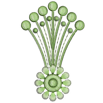 Mask Applique Embroidery Design 25719