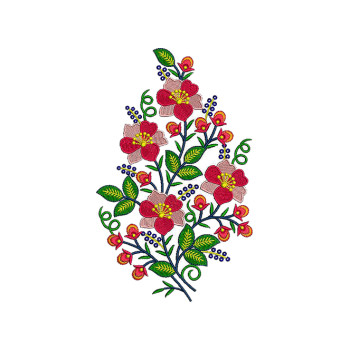 Mexican Embroidery Patch For Poncho Dress